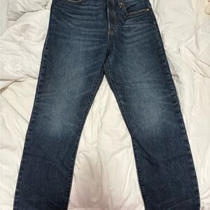 Levi's Dark Blue Straight Leg Jeans